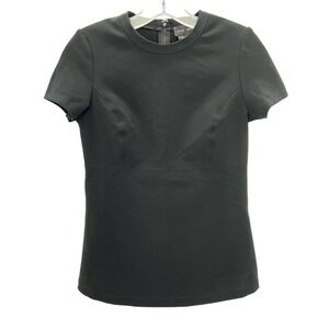 Aritzia  Babaton black short sleeves women’s fitted blouse